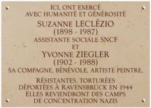 Plaque commemorative