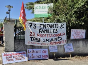 CDEF Vaucluse pancartes