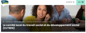 une du site du CLTSDS du 44