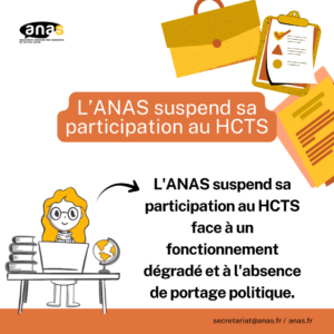 ANAS Suspend HCTS