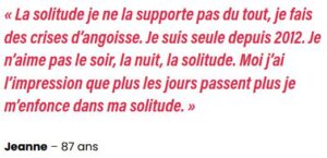 La solitude de jeanne