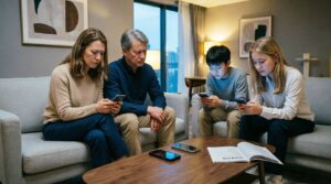 parents fatigues smartphone
