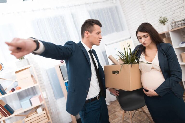 femme enceinte viree