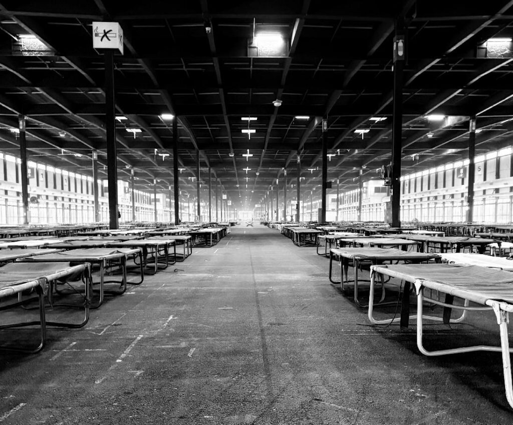 Parc des expositions de Bordeaux vide